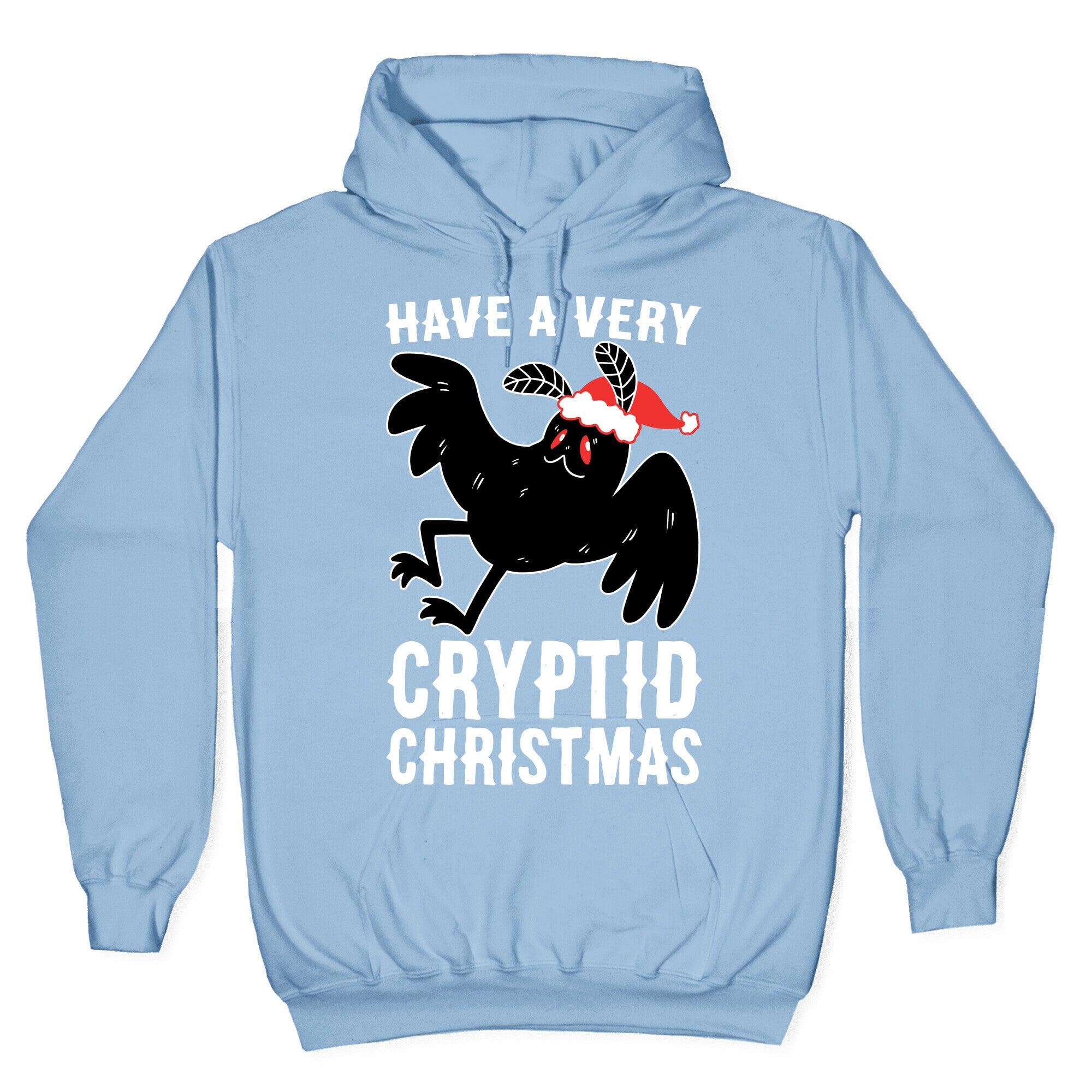 Have a Very Cryptid Christmas - Mothman Hoodie